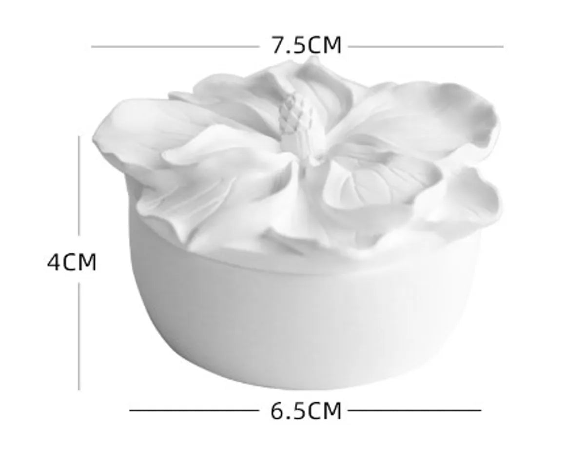 Elegant Simple Style Cat Flower Gypsum Jewelry Display