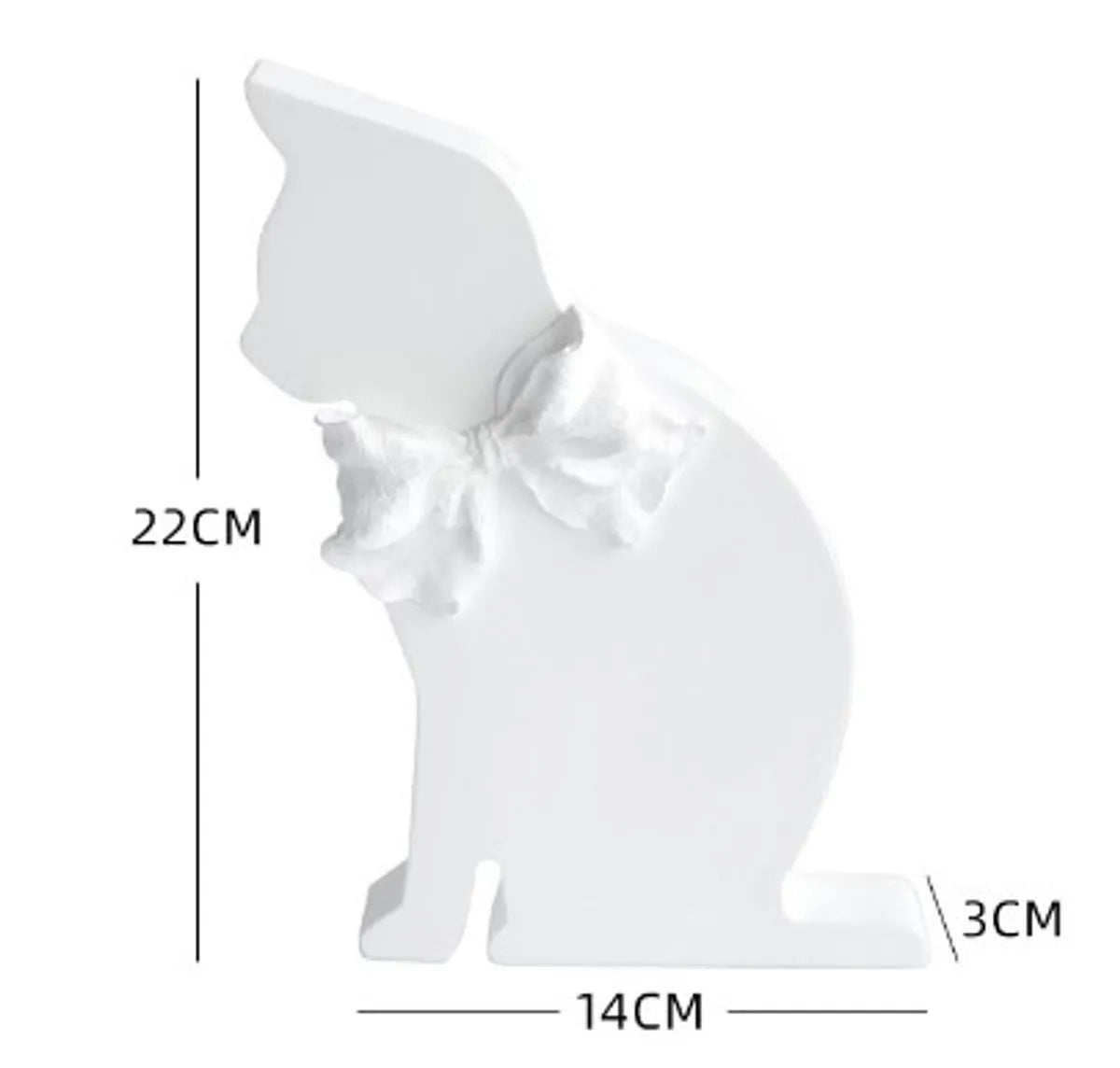 Elegant Simple Style Cat Flower Gypsum Jewelry Display