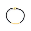 Elegant Simple Style Classic Style Customization Laser Engraving Solid Color 304 Stainless Steel Nylon Cord String String Bracelets Wholesale