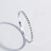 Elegant Simple Style Geometric 304 Stainless Steel 18K Gold Plated White Gold Plated Gold Plated Zircon Bangle In Bulk