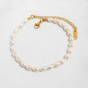 Elegant Simple Style Geometric 316L Stainless Steel  18K Gold Plated Bracelets In Bulk