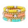 Elegant Simple Style Geometric Alloy Plastic Wholesale Bracelets