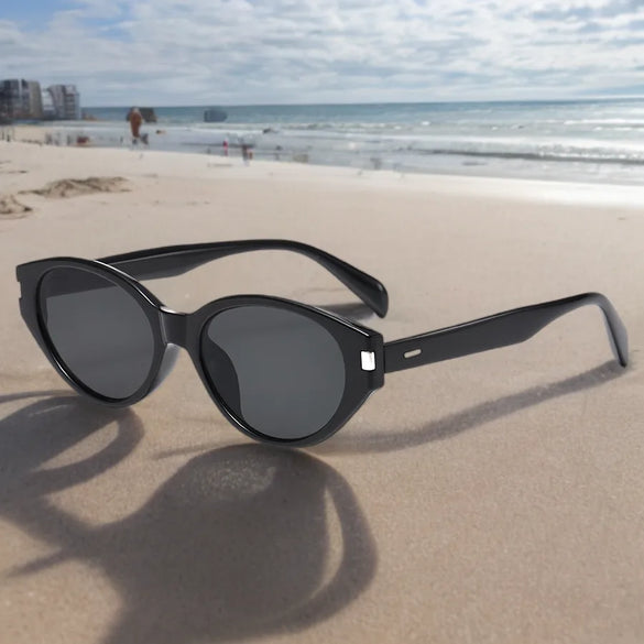 Elegant Simple Style Glasses Ac Cat Eye Full Frame Women'S Sunglasses