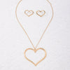 Elegant Simple Style Heart Shape Alloy Women's Jewelry Set