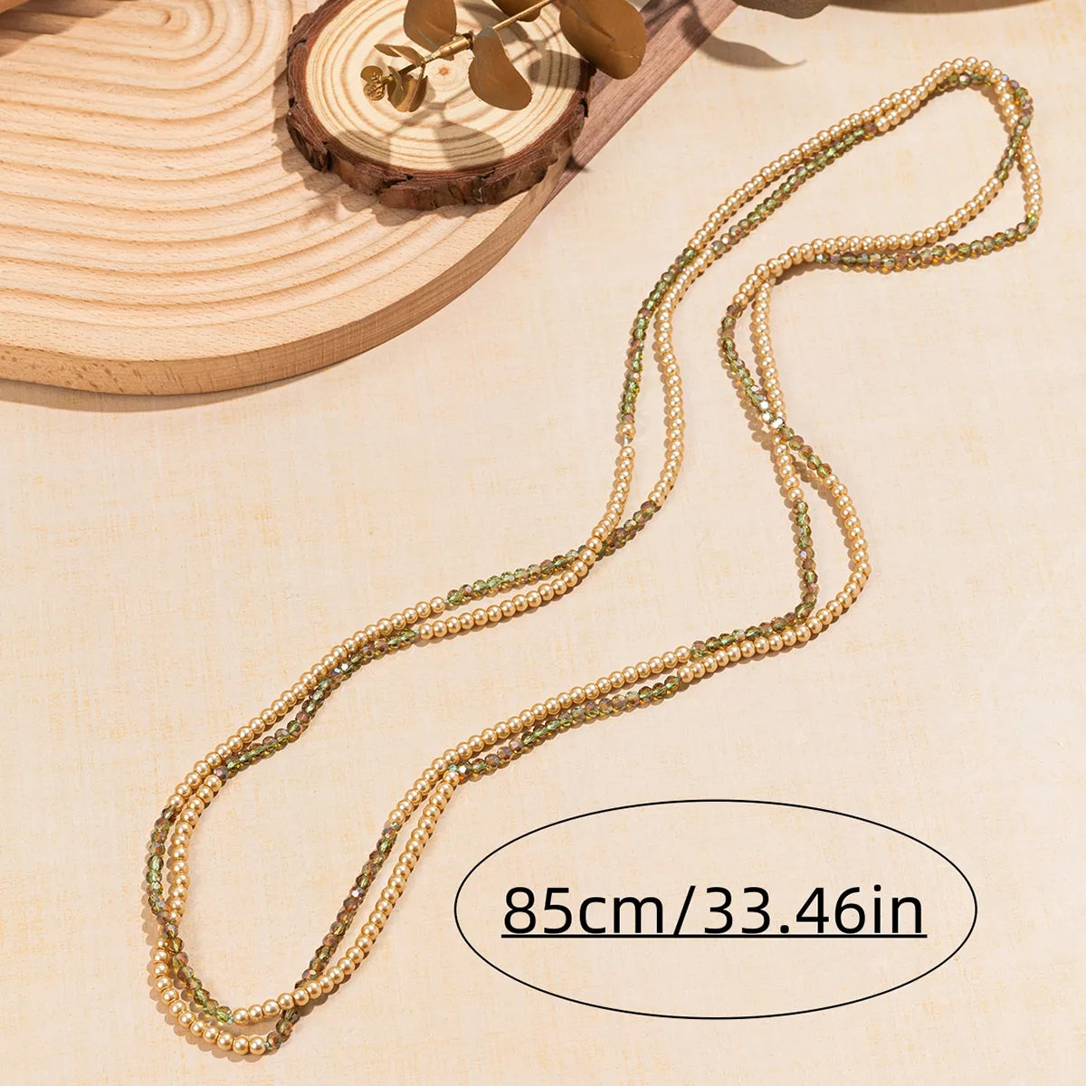 Elegant Simple Style Irregular Artificial Crystal Plastic Wholesale Long Necklace