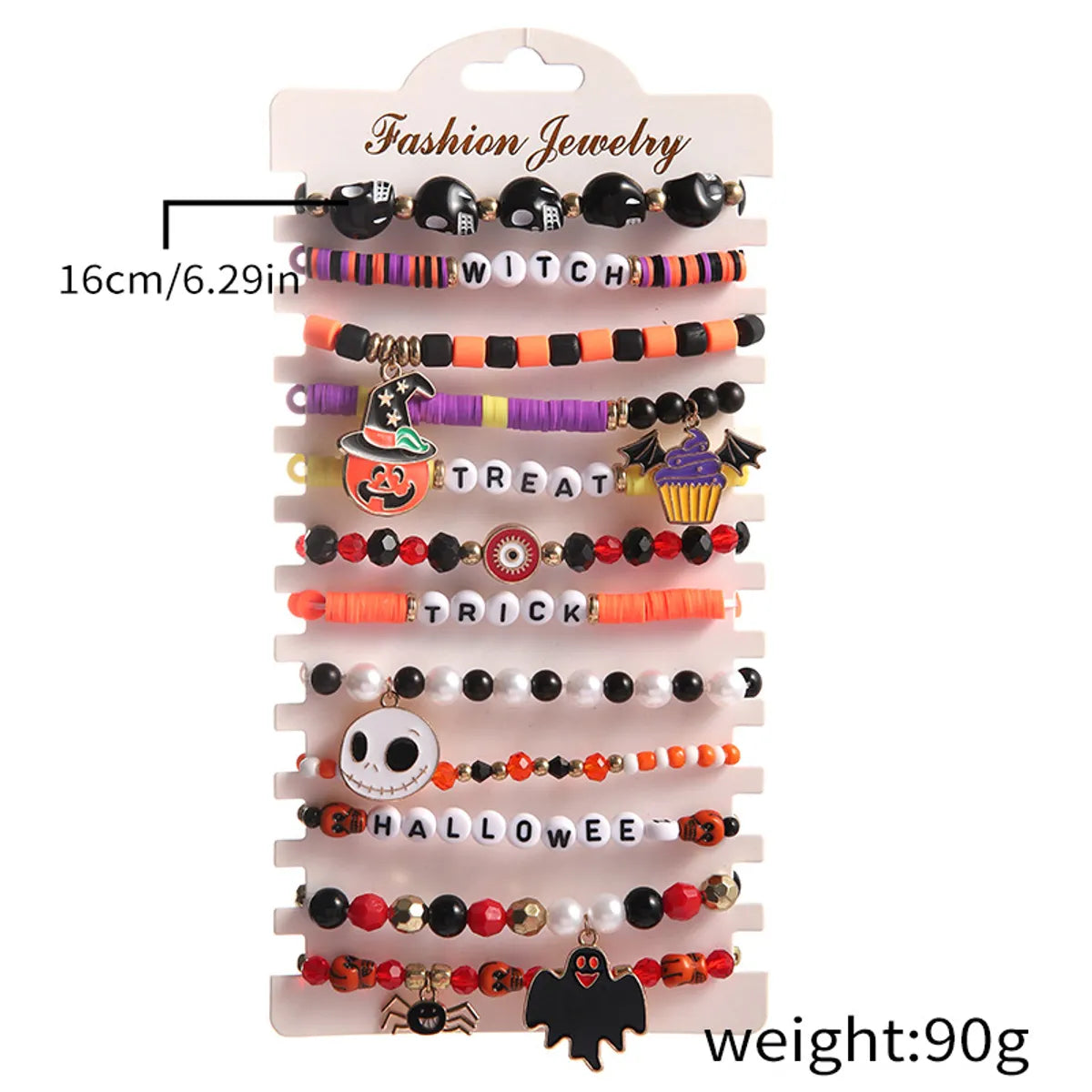 Elegant Simple Style Pumpkin Spider Alloy Soft Clay Wholesale Bracelets