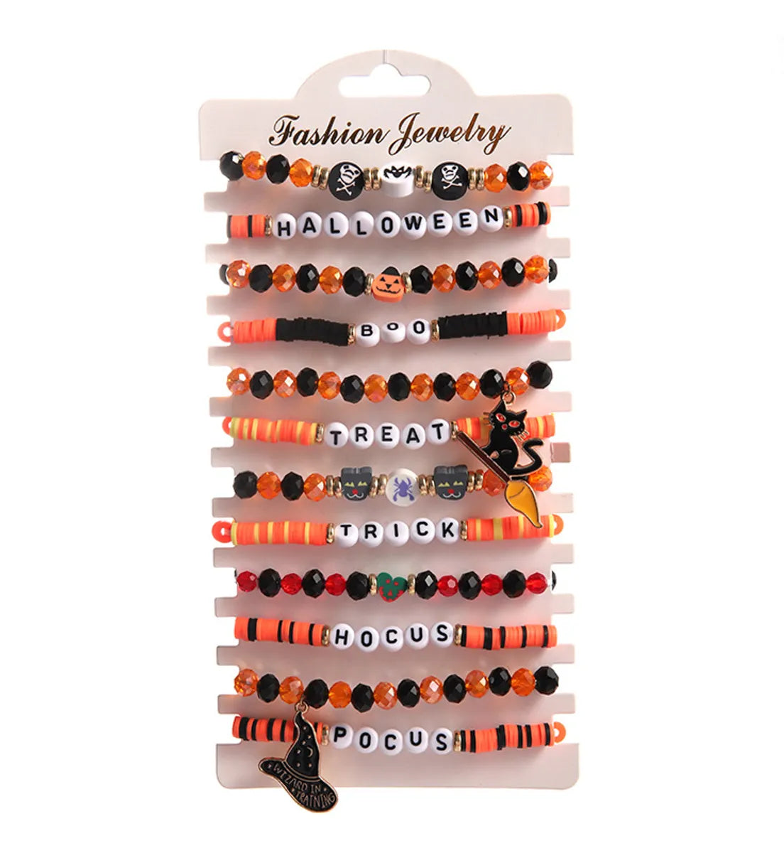 Elegant Simple Style Pumpkin Spider Alloy Soft Clay Wholesale Bracelets