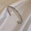 Elegant Simple Style Snake Zircon Copper Plastic Wholesale Bangle