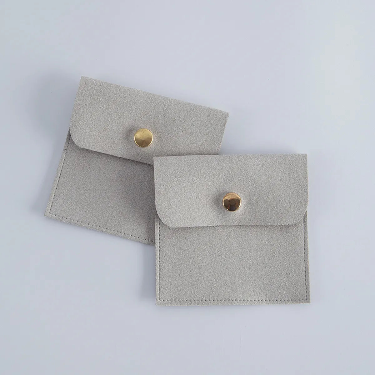 Elegant Simple Style Solid Color Flannel Jewelry Packaging Bags