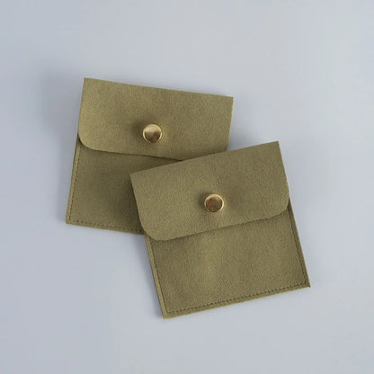 Elegant Simple Style Solid Color Flannel Jewelry Packaging Bags