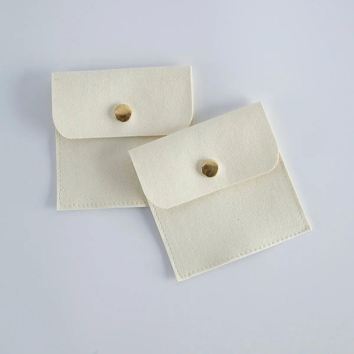 Elegant Simple Style Solid Color Flannel Jewelry Packaging Bags