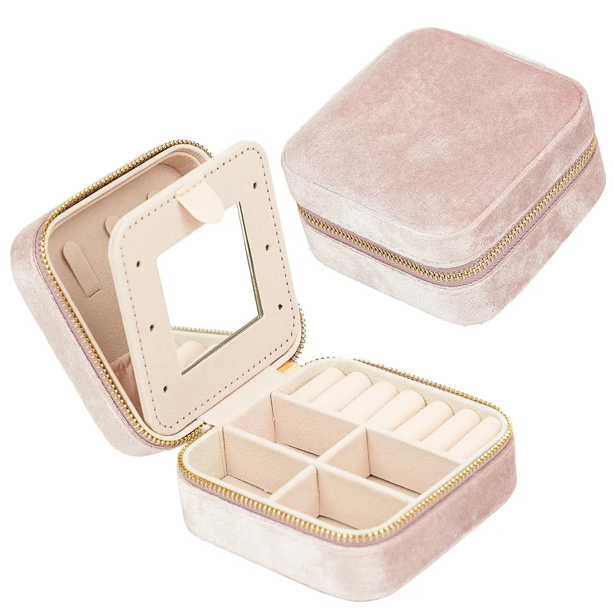 Elegant Simple Style Solid Color Jewelry Boxes