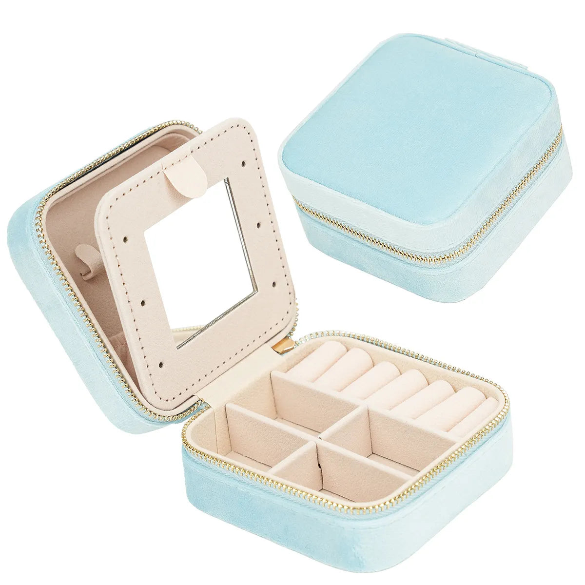 Elegant Simple Style Solid Color Jewelry Boxes