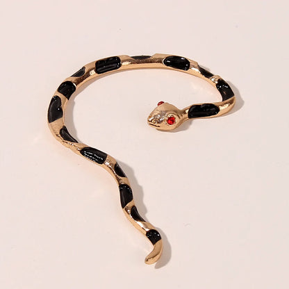 Elegant Snake Alloy Enamel Women's Ear Clips