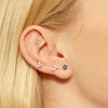 Elegant Snowflake Flower Earrings For Women In 925 Sterling Silver With Electroplated Diamond Accents Fresh Fashion Ear Bone Stud Earrings