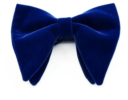 Elegant Solid Color Bow Knot Velvet Men'S Tie