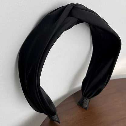 Elegant Solid Color Cloth Hair Band