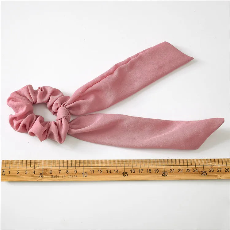 Elegant Solid Color Cloth Hair Tie