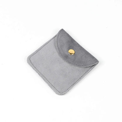 Elegant Solid Color Cloth Jewelry Packaging Bags