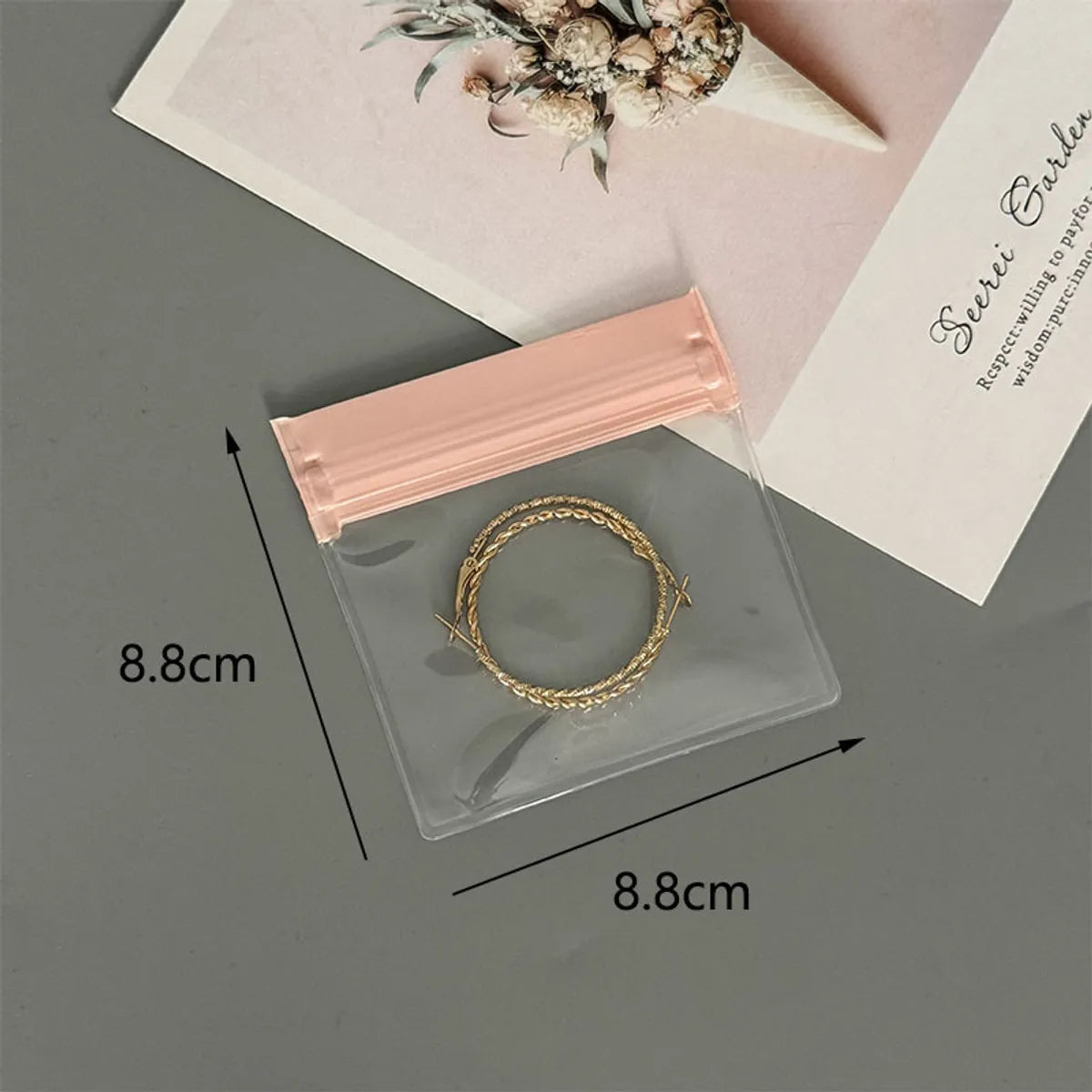 Elegant Solid Color Eva Wholesale Jewelry Packaging Bags