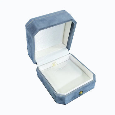 Elegant Solid Color Flannel Jewelry Boxes