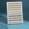 Elegant Solid Color Flannel Patchwork Jewelry Rack