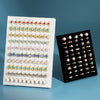 Elegant Solid Color Flannel Patchwork Jewelry Rack