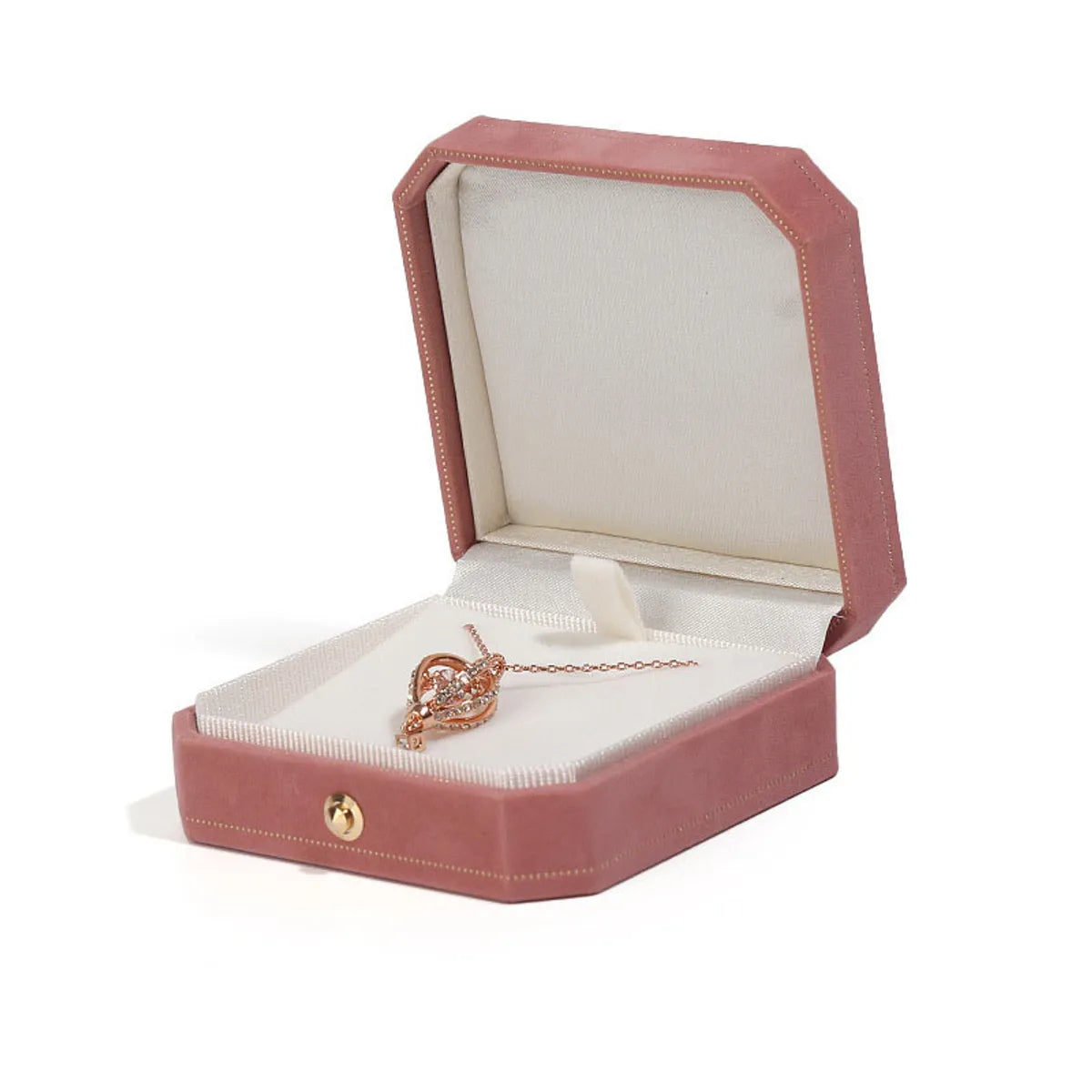 Elegant Solid Color Flannel Wholesale Jewelry Boxes