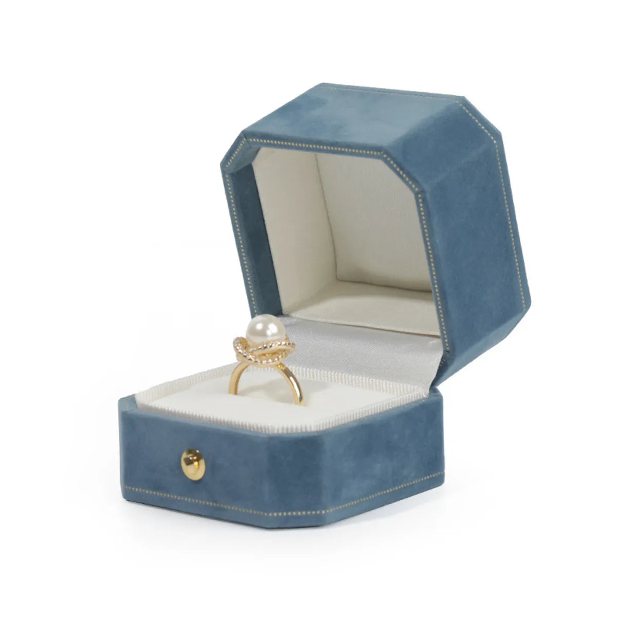 Elegant Solid Color Flannel Wholesale Jewelry Boxes