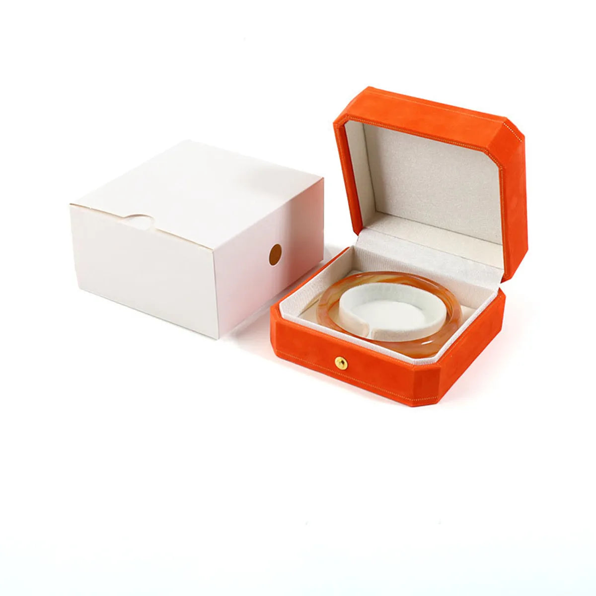 Elegant Solid Color Flannel Wholesale Jewelry Boxes