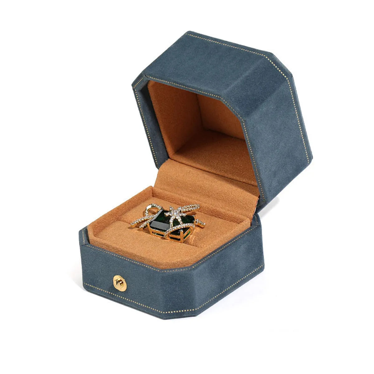 Elegant Solid Color Flannel Wholesale Jewelry Boxes