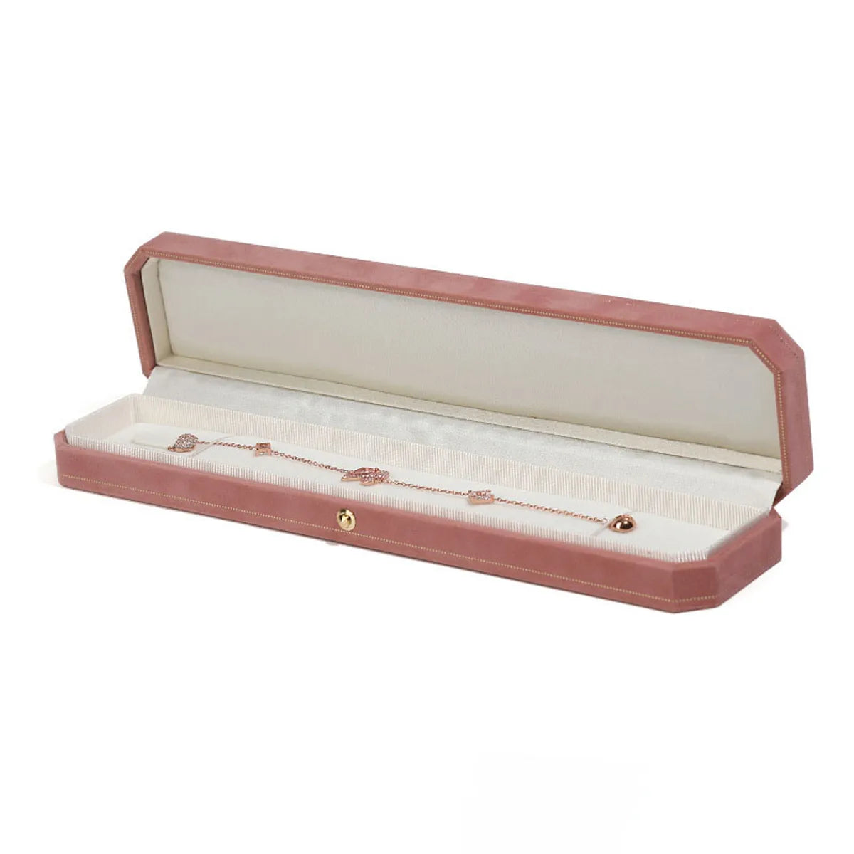 Elegant Solid Color Flannel Wholesale Jewelry Boxes