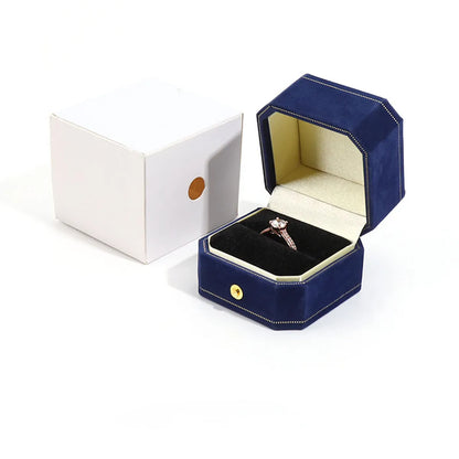 Elegant Solid Color Flannel Wholesale Jewelry Boxes