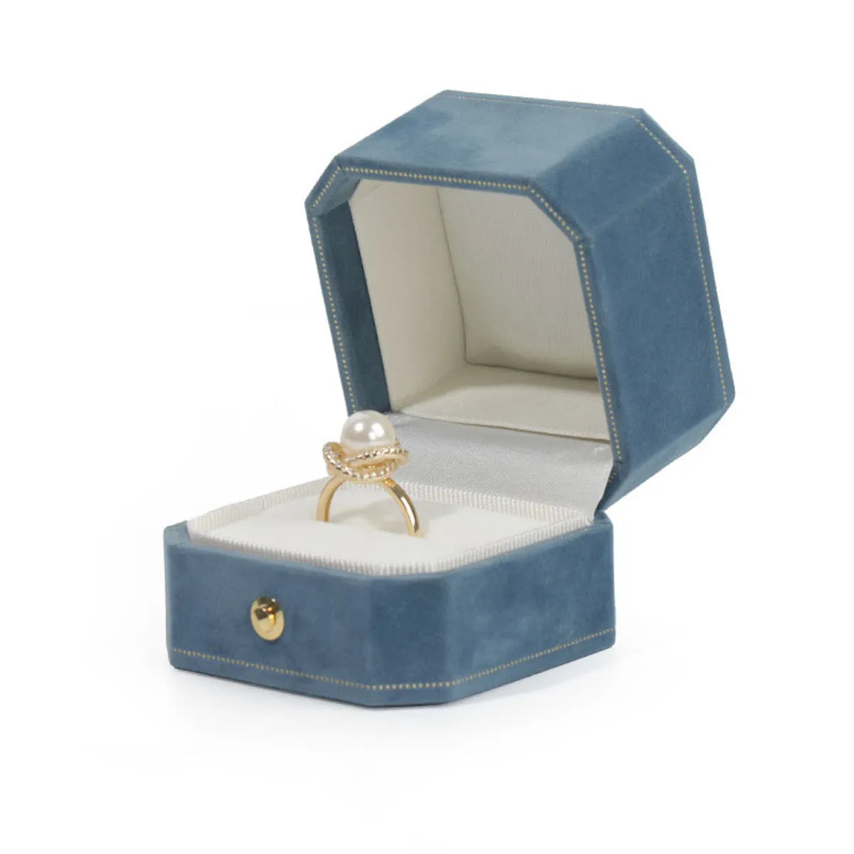 Elegant Solid Color Flannel Wholesale Jewelry Boxes