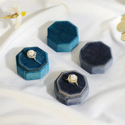 Elegant Solid Color Flannel Wholesale Jewelry Boxes