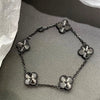 Elegant Solid Color Flower Alloy Wholesale Bracelets