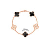 Elegant Solid Color Flower Alloy Wholesale Bracelets