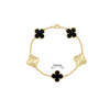 Elegant Solid Color Flower Alloy Wholesale Bracelets