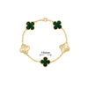 Elegant Solid Color Flower Alloy Wholesale Bracelets