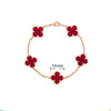 Elegant Solid Color Flower Alloy Wholesale Bracelets
