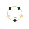 Elegant Solid Color Flower Alloy Wholesale Bracelets