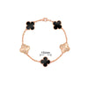 Elegant Solid Color Flower Alloy Wholesale Bracelets