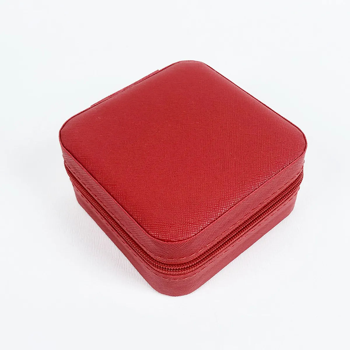 Elegant Solid Color Pu Leather Jewelry Boxes