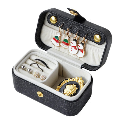 Elegant Solid Color Pu Leather Jewelry Boxes