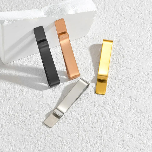 Elegant Customization Laser Engraving Solid Color 201 Stainless Steel Men'S Lavalier