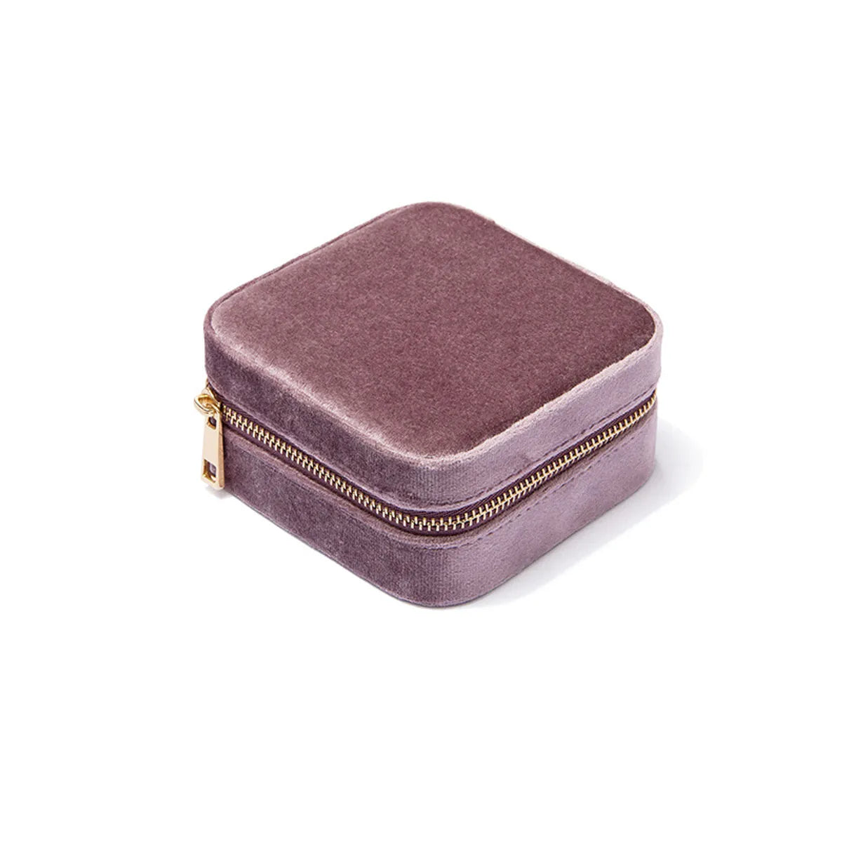 Elegant Solid Color Velvet Jewelry Boxes