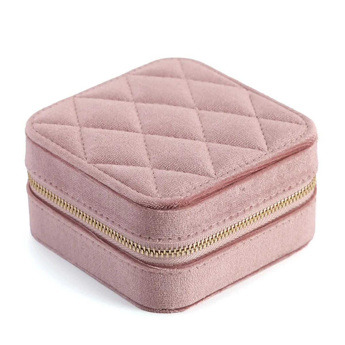 Elegant Solid Color Velvet Jewelry Boxes