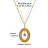 Elegant Stainless Steel Lotus Flower Pendant Necklace With Gold Plated Finish And Corn Chain Design For Women