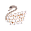 Elegant Star Flower Snowflake Imitation Pearl Alloy Rhinestone Women'S Brooches