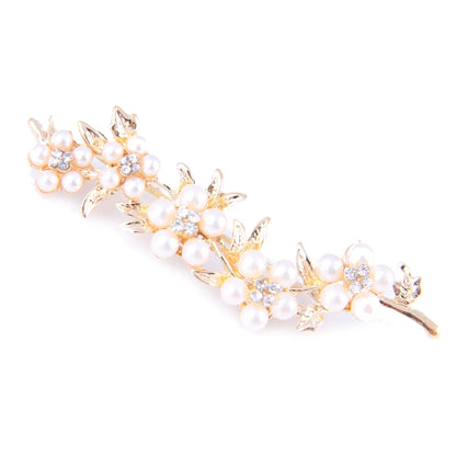 Elegant Star Flower Snowflake Imitation Pearl Alloy Rhinestone Women'S Brooches